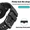 2 x Rubber Watch Strap Part Silicone Keeper Replacement Sports Black Holder Retainer Loop Smart Watch | Various Sizes | 18mm, 20mm, 22mm, 24mm, 26mm | 2 Pack #4
