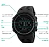 RSVOM Mens Digital Watch - 50M Waterproof Men Sports Watches, Black Big Face LED Military Wrist Watch with Alarm/Countdown Timer/Dual Time/Stopwatch/12/24H Format for Man #4