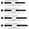 Fullmosa 14mm Watch Straps for Women and Men, Quick Release Replacement Band with Stainless Steel Buckle, Black #3