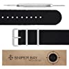 Sniper Bay Nato Strap Watch Strap – Nato Watch Straps for Men and Women with Military-Grade Nylon, Stainless Steel – 18mm, 20mm, 22mm, 24mm Wrist Strap Widths #1